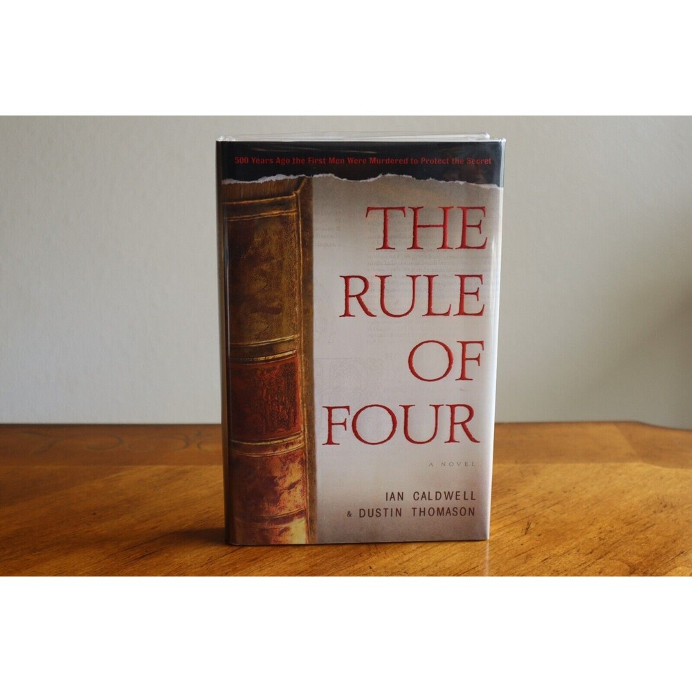 Rule of Four SIGNED (by both Authors) Caldwell & Thomason 1st/1st HCDJ Hardcover - Picture 1 of 12